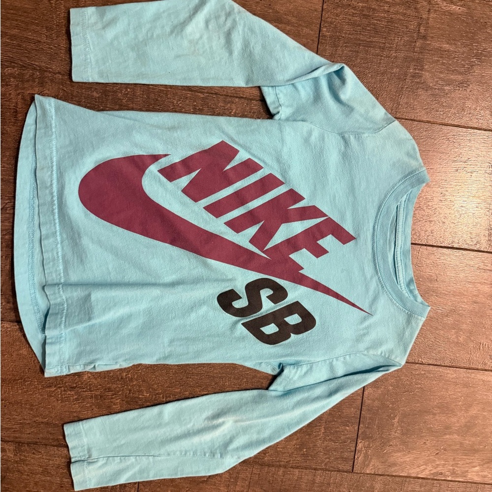 Nike SB Sky Blue Long Sleeve Tee